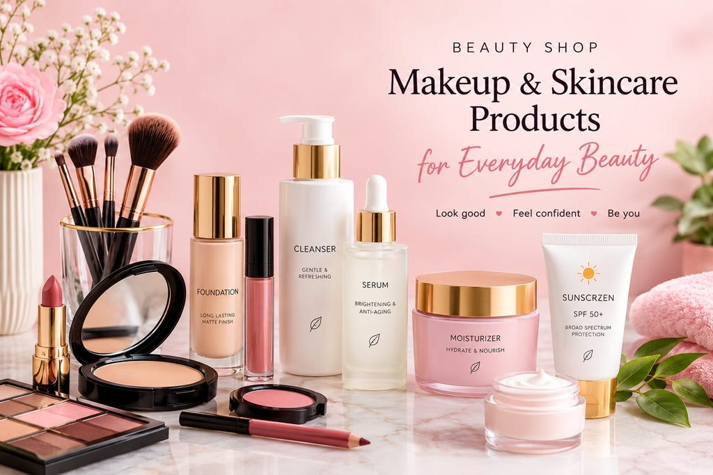 Beauty shop for Makeup and Skincare products